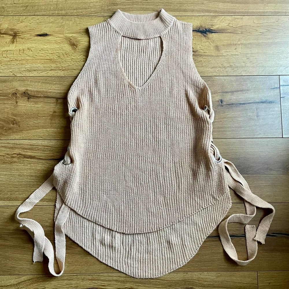 CottonCandy LA Sleeveless Mockneck Top S/ M